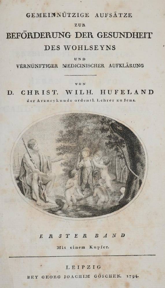 Große Abbildung Nr.1: 138-1709 Hufeland,Chr.W.: (Medizin)