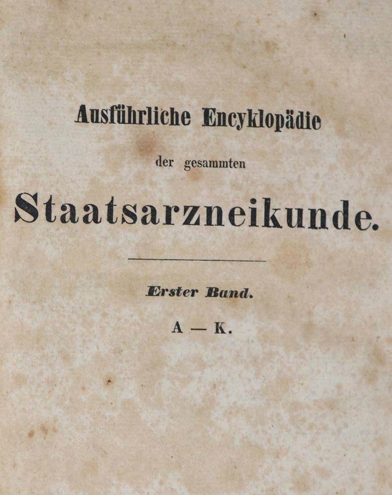 Große Abbildung Nr.1: 138-1718 Most,G.F.: (Medizin)