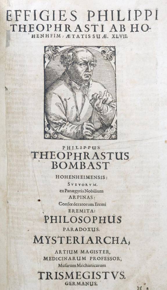 Große Abbildung Nr.1: 138-1723 Paracelsus (d.i. T.B.v. Hohenheim).: (Medizin)