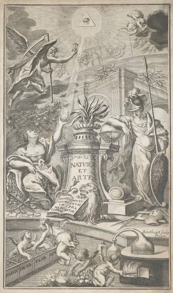 Große Abbildung Nr.1: 138-1724 Dispensatorium: (Medizin, Pharmazie, Böhmen)
