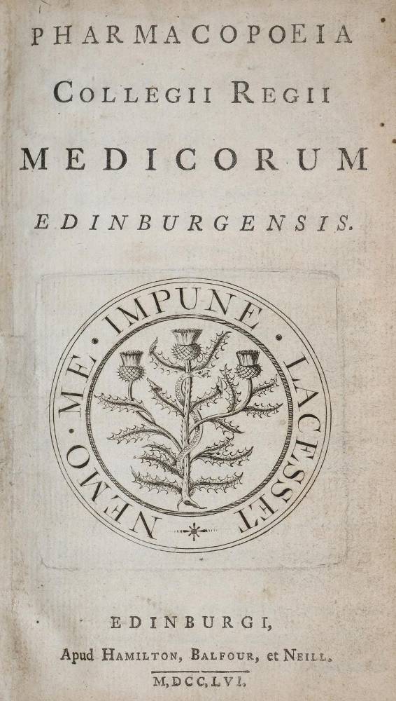Große Abbildung Nr.1: 138-1726 Pharmacopoeia: (Medizin)