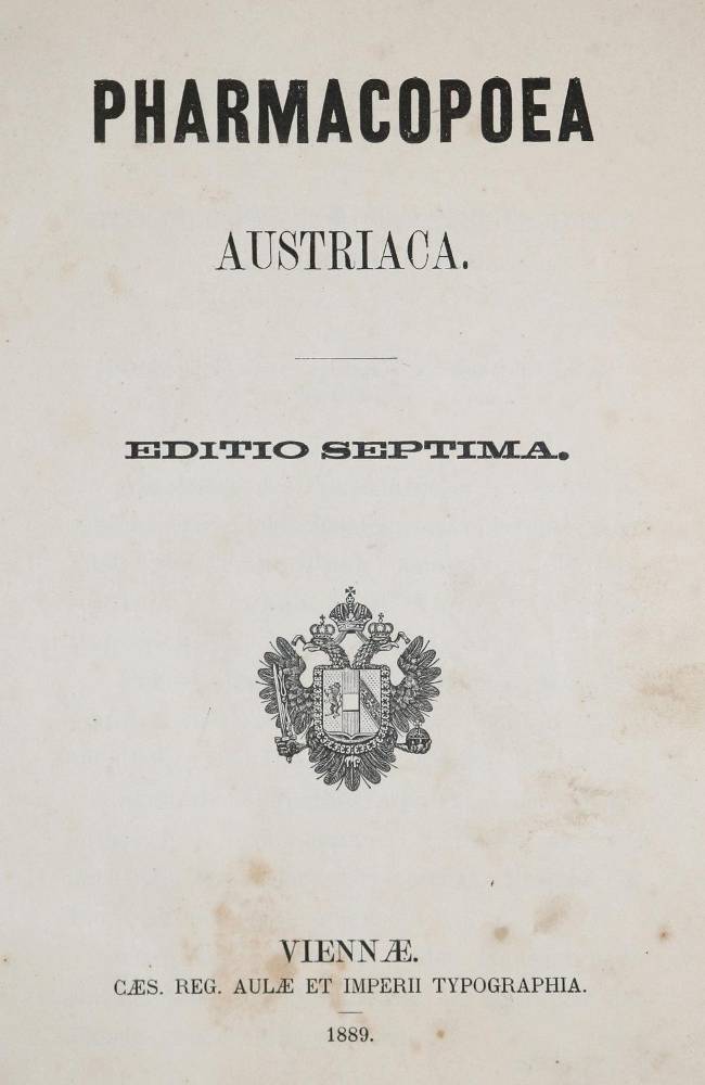 Große Abbildung Nr.2: 138-1730 Pharmacopoea Austriaca.: (Medizin, Pharmazie)