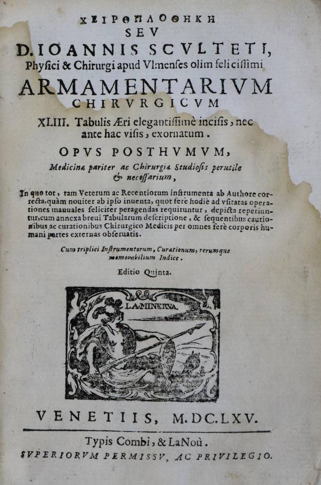 Große Abbildung Nr.2: 138-1737 Scultetus (Schultes),J.: (Medizin)