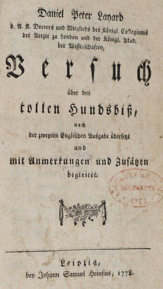 Große Abbildung Nr.1: 138-1747 Layard,D.P.: (Medizin, Veterinärmedizin, Hunde)