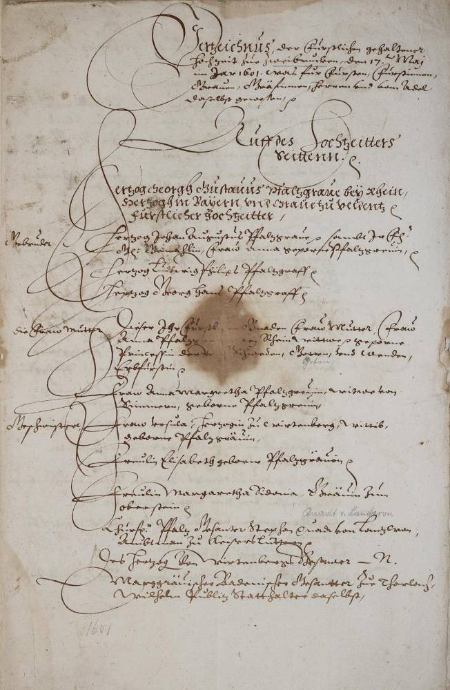 Große Abbildung Nr.1: 138-175 Zweibrücken.: (Handschriften)