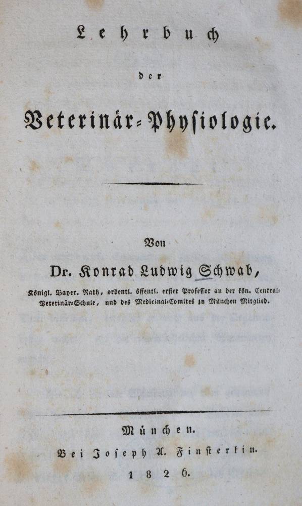 Große Abbildung Nr.2: 138-1752 Drei Werke:: (Medizin, Veterinärmedizin, Pferde)