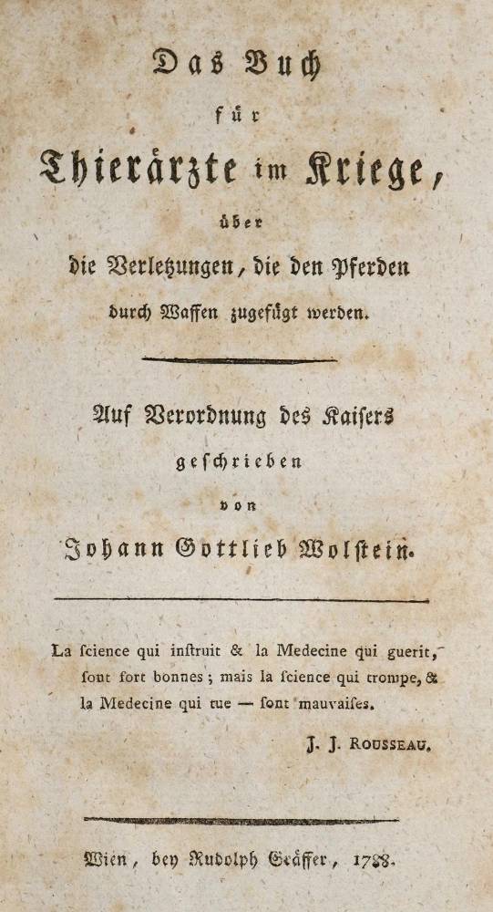Große Abbildung Nr.2: 138-1756 Wolstein,J.G.: (Medizin, Veterinärmedizin)