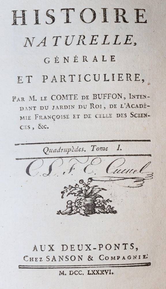 Große Abbildung Nr.3: 138-1765 Buffon,(G.L.L.)de.: (Zoologie)