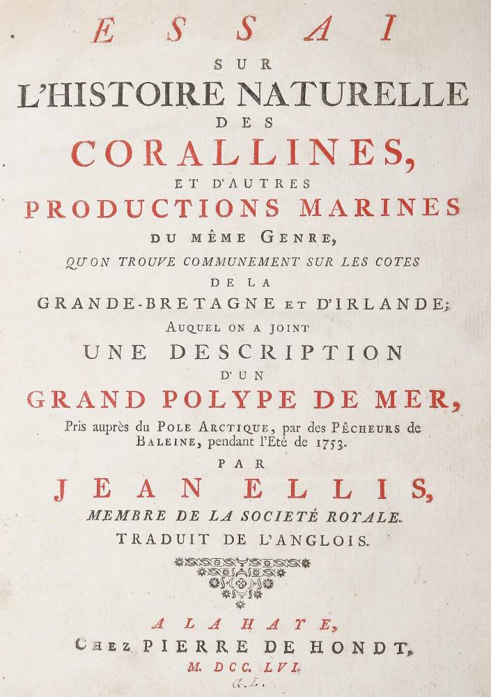 Große Abbildung Nr.1: 138-1780 Ellis,J.: (Zoologie, Korallen)