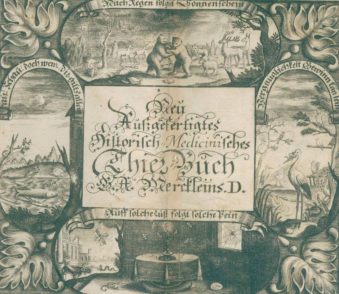 Große Abbildung Nr.1: 138-1783 Mercklin,G.A.: (Zoologie)