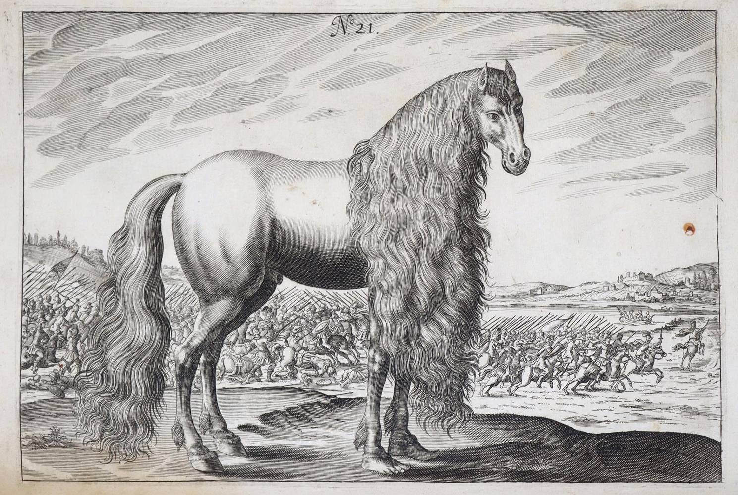 Große Abbildung Nr.3: 138-1792 Winter (von Adlersflügel),G.S.: (Zoologie, Pferde)