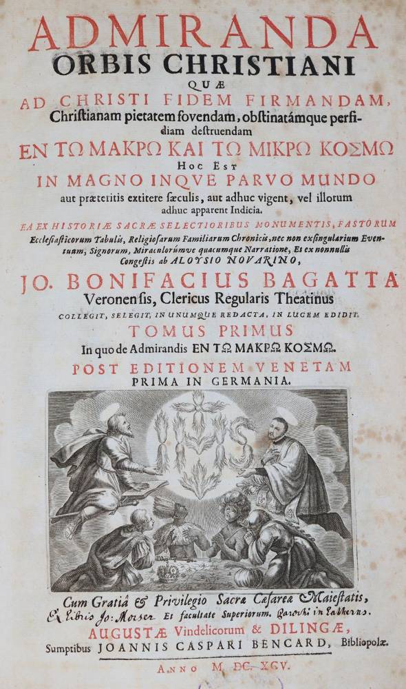 Große Abbildung Nr.1: 138-18 Bagatta,J.B.: (Alte Drucke, Handschriften und Theologie)