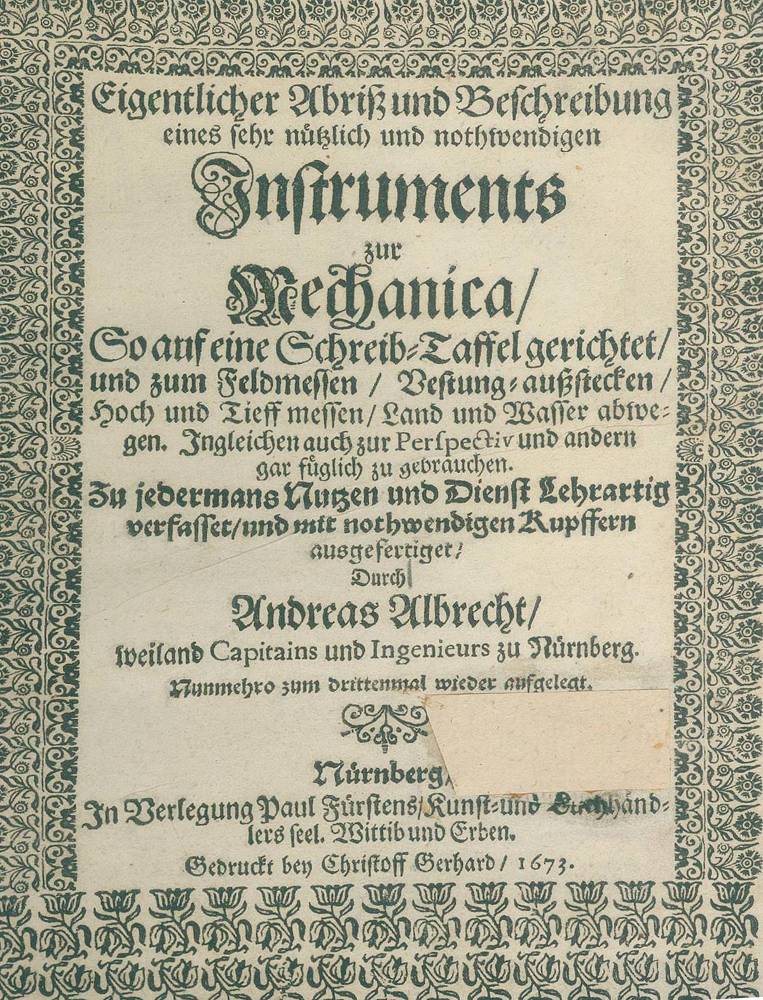 Große Abbildung Nr.1: 138-1831 Albrecht,A.: (Verschiedene Gebiete - Varia)