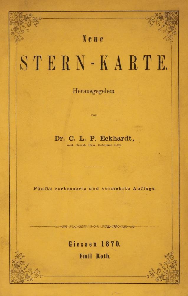 Große Abbildung Nr.1: 138-1837 Eckhardt,C.L.P.: (Verschiedene Gebiete - Varia, Astronomie)