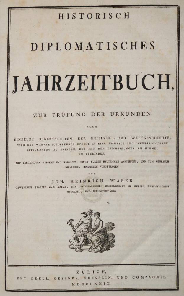 Große Abbildung Nr.2: 138-1857 Waser,J.H.: (Verschiedene Gebiete - Varia, Astronomie)