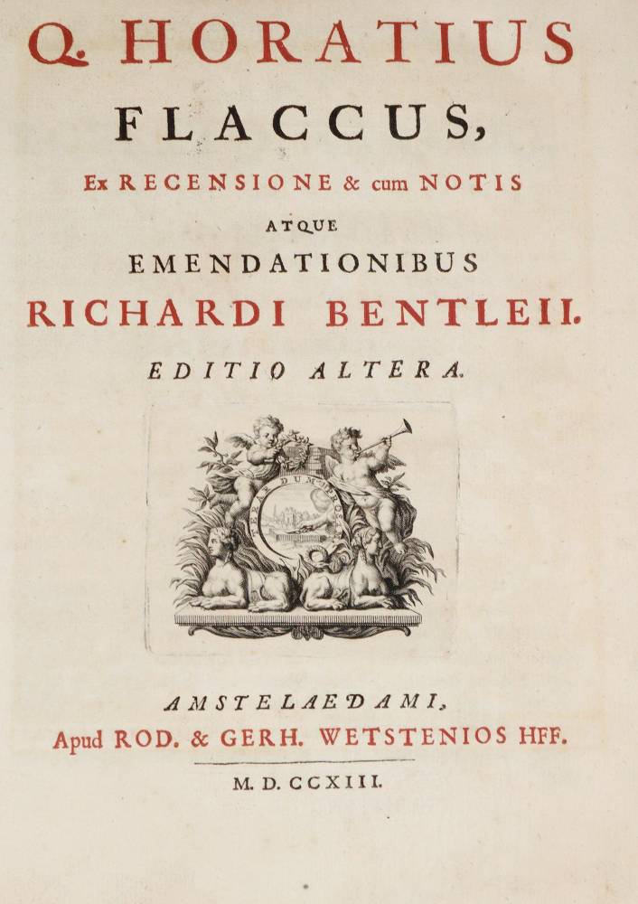 Große Abbildung Nr.1: 138-186 Horatius Flaccus,Q.: (Alte Drucke, Handschriften und Theologie)