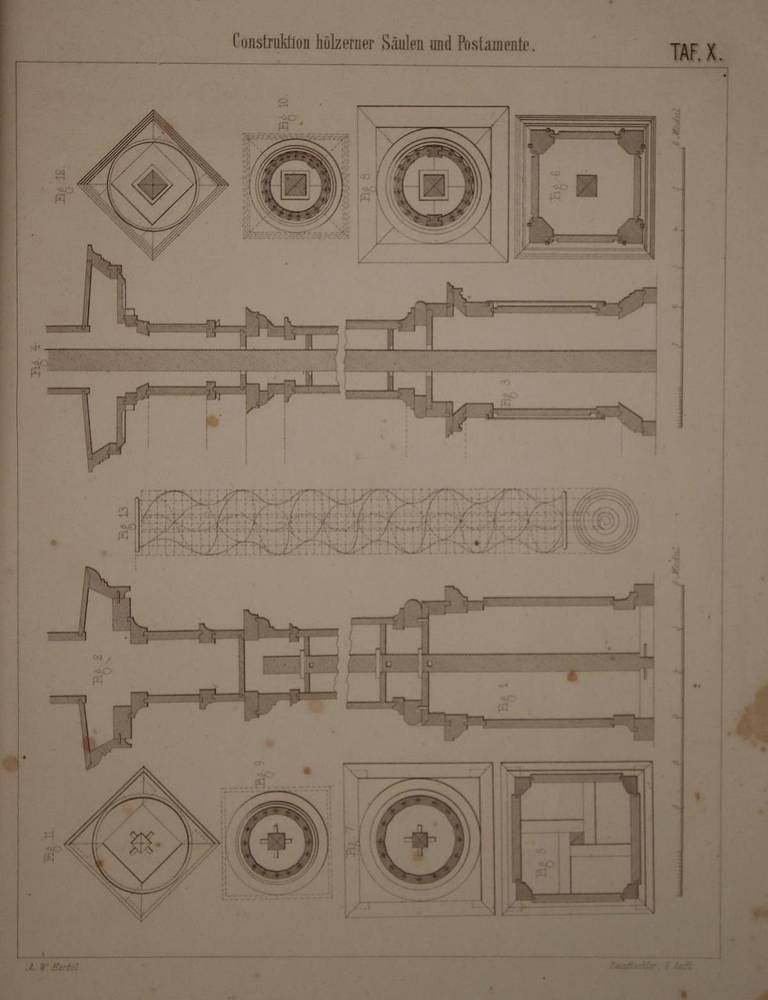 Große Abbildung Nr.2: 138-1869 Hertel,A.W.: (Verschiedene Gebiete - Varia, Bauwesen)