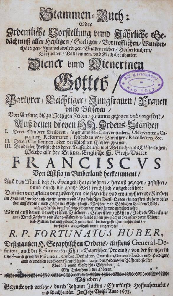 Große Abbildung Nr.1: 138-189 Hueber,F.: (Alte Drucke, Handschriften und Theologie)
