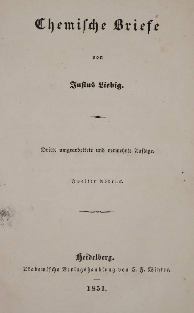 Große Abbildung Nr.2: 138-1898 Bolley,P.A.: (Verschiedene Gebiete - Varia, Chemie)