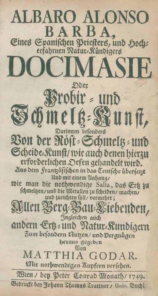 Große Abbildung Nr.1: 138-1928 Barba,A.A.: (Verschiedene Gebiete - Varia, Geologie - Mineralogie u. Paläontologie)