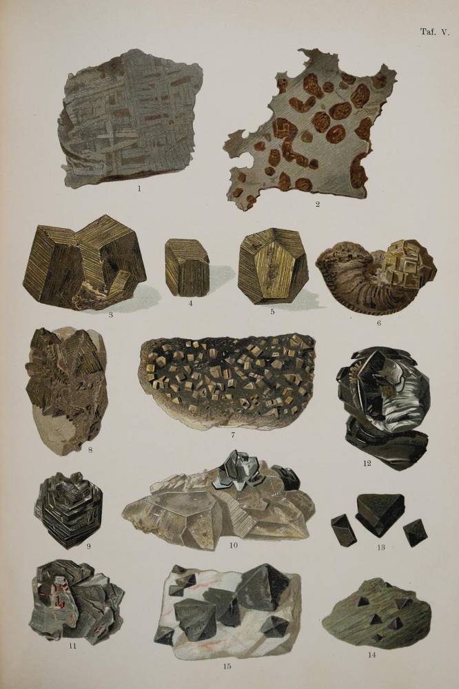Große Abbildung Nr.2: 138-1948 Sammlung: (Verschiedene Gebiete - Varia, Geologie - Mineralogie u. Paläontologie)