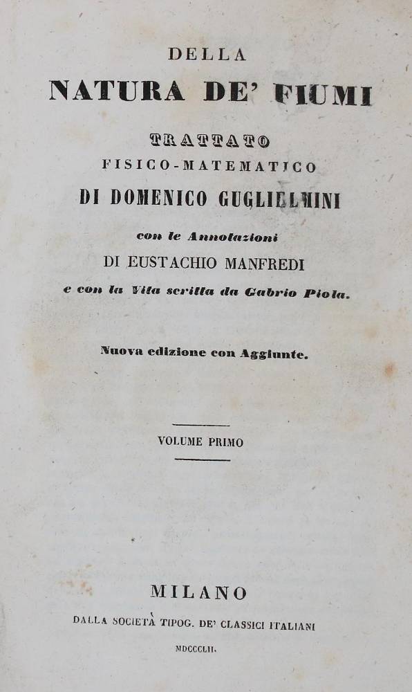 Große Abbildung Nr.1: 138-1961 Guglielmini,D.: (Verschiedene Gebiete - Varia)