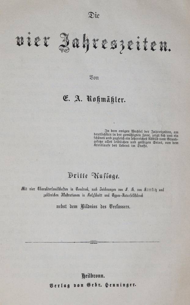 Große Abbildung Nr.1: 138-1964 Haeckel,E.: (Verschiedene Gebiete - Varia)