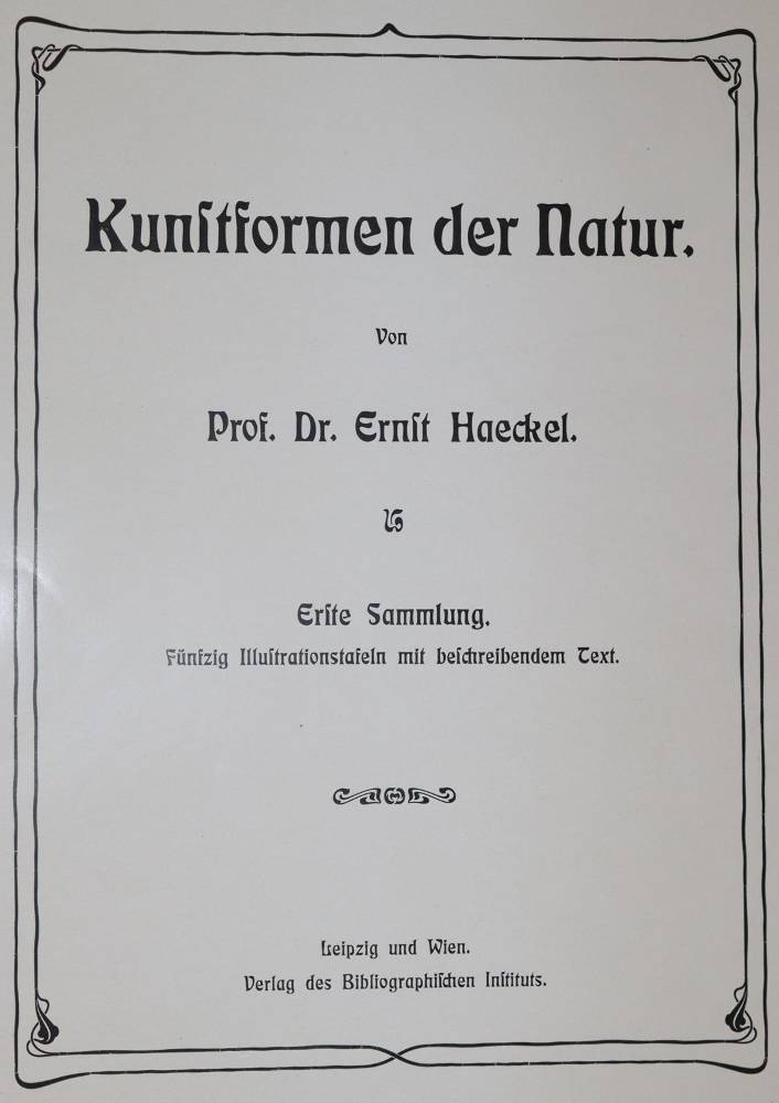 Große Abbildung Nr.3: 138-1964 Haeckel,E.: (Verschiedene Gebiete - Varia)