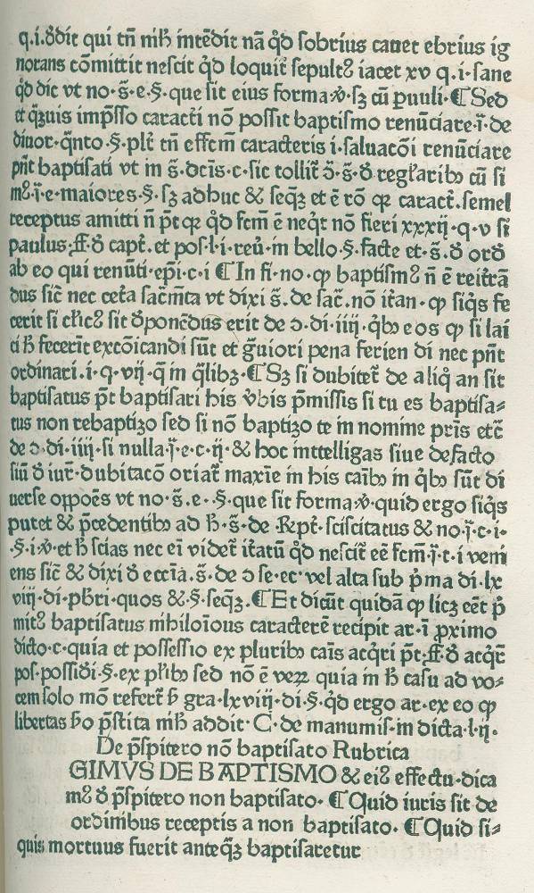Große Abbildung Nr.2: 138-199 Henricus de Segusio, genannt Hostiensis.: (Inkunabeln)