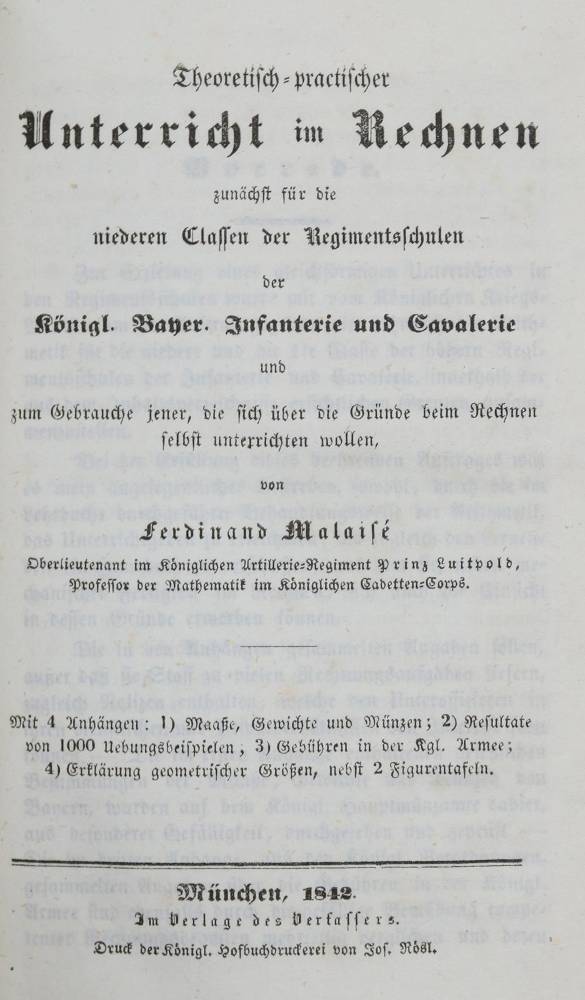 Große Abbildung Nr.1: 138-2003 Malaise,F.: (Verschiedene Länder - Geschichte, Mathematik)