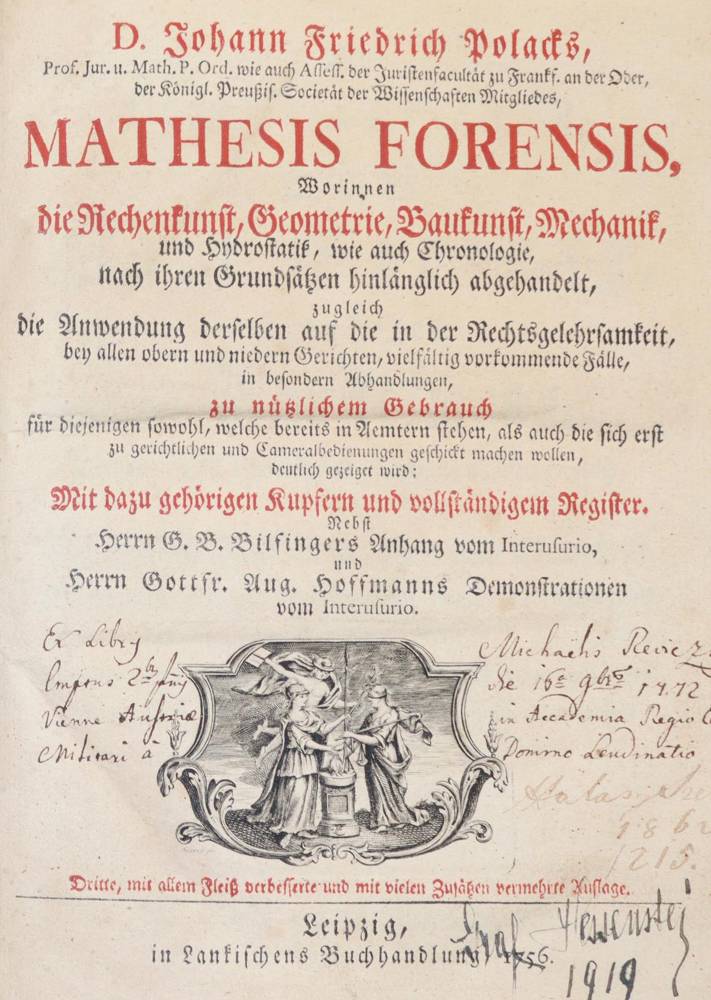 Große Abbildung Nr.1: 138-2007 Polack,J.F.: (Verschiedene Gebiete - Varia, Mathematik)