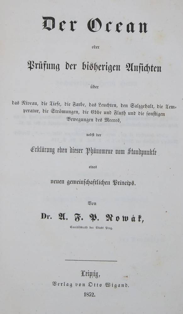 Große Abbildung Nr.2: 138-2018 Nowak,A.F.P.: (Verschiedene Gebiete - Varia, Meereskunde)