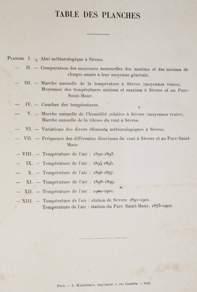 Große Abbildung Nr.4: 138-2022 Eiffel,G.: (Verschiedene Gebiete - Varia, Meteorologie)