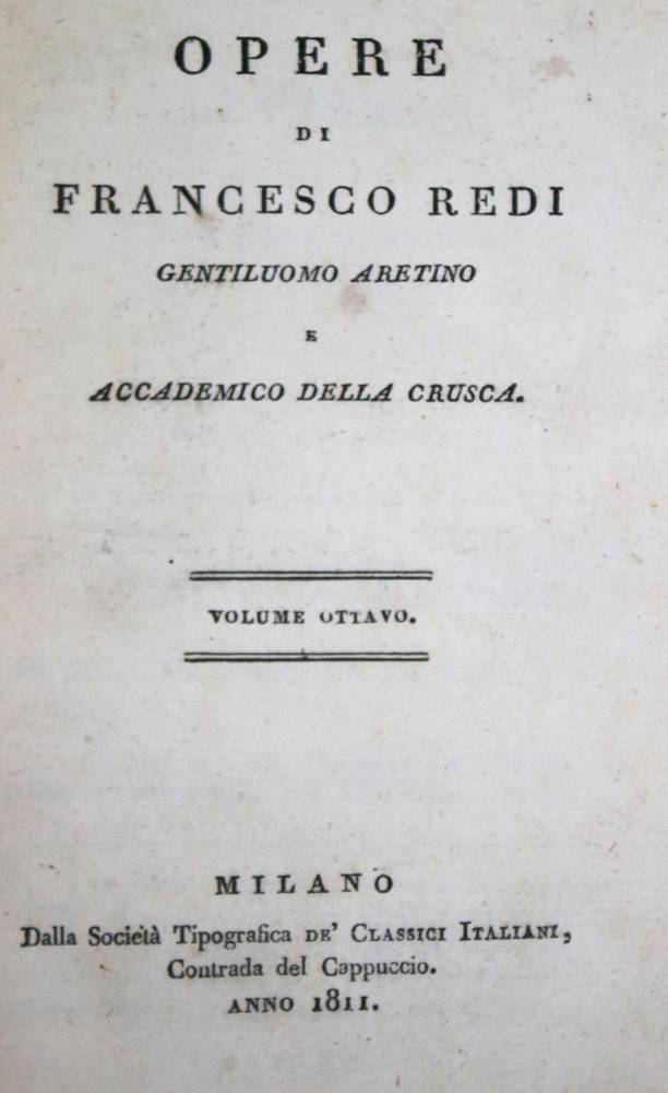Große Abbildung Nr.1: 138-2052 Redi,F.: (Verschiedene Gebiete - Varia)