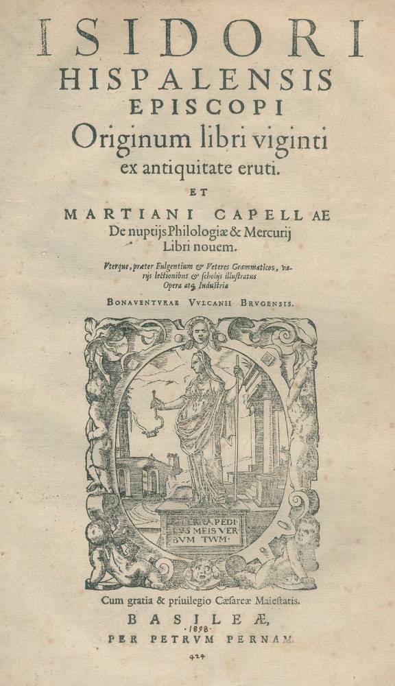 Große Abbildung Nr.1: 138-207 Isidor von Sevilla.: (Alte Drucke, Handschriften und Theologie)
