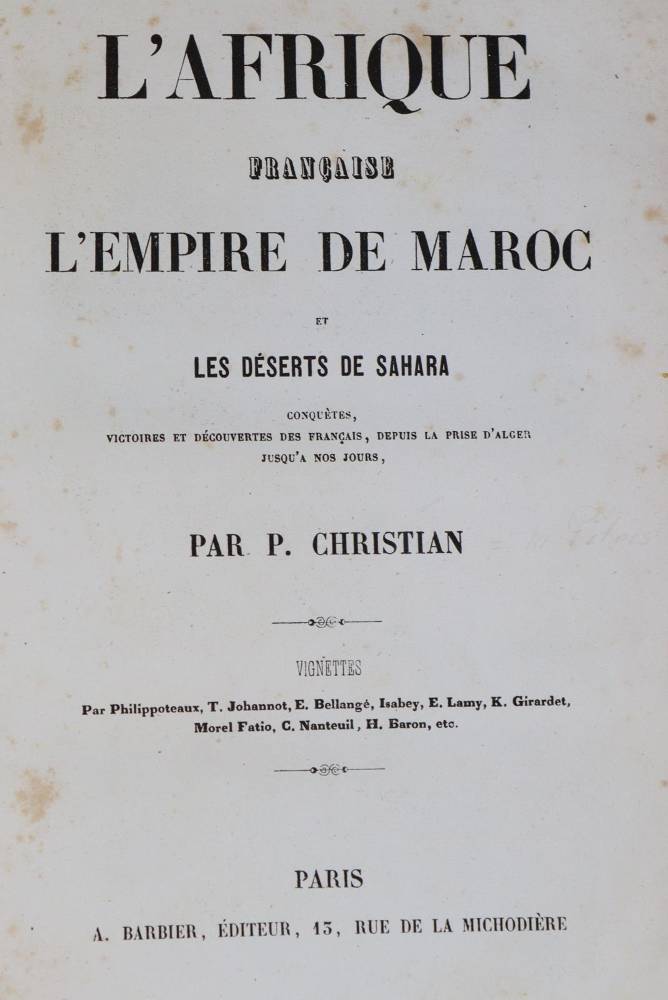 Große Abbildung Nr.1: 138-2105 Schrötter,H.v.: (Afrika)