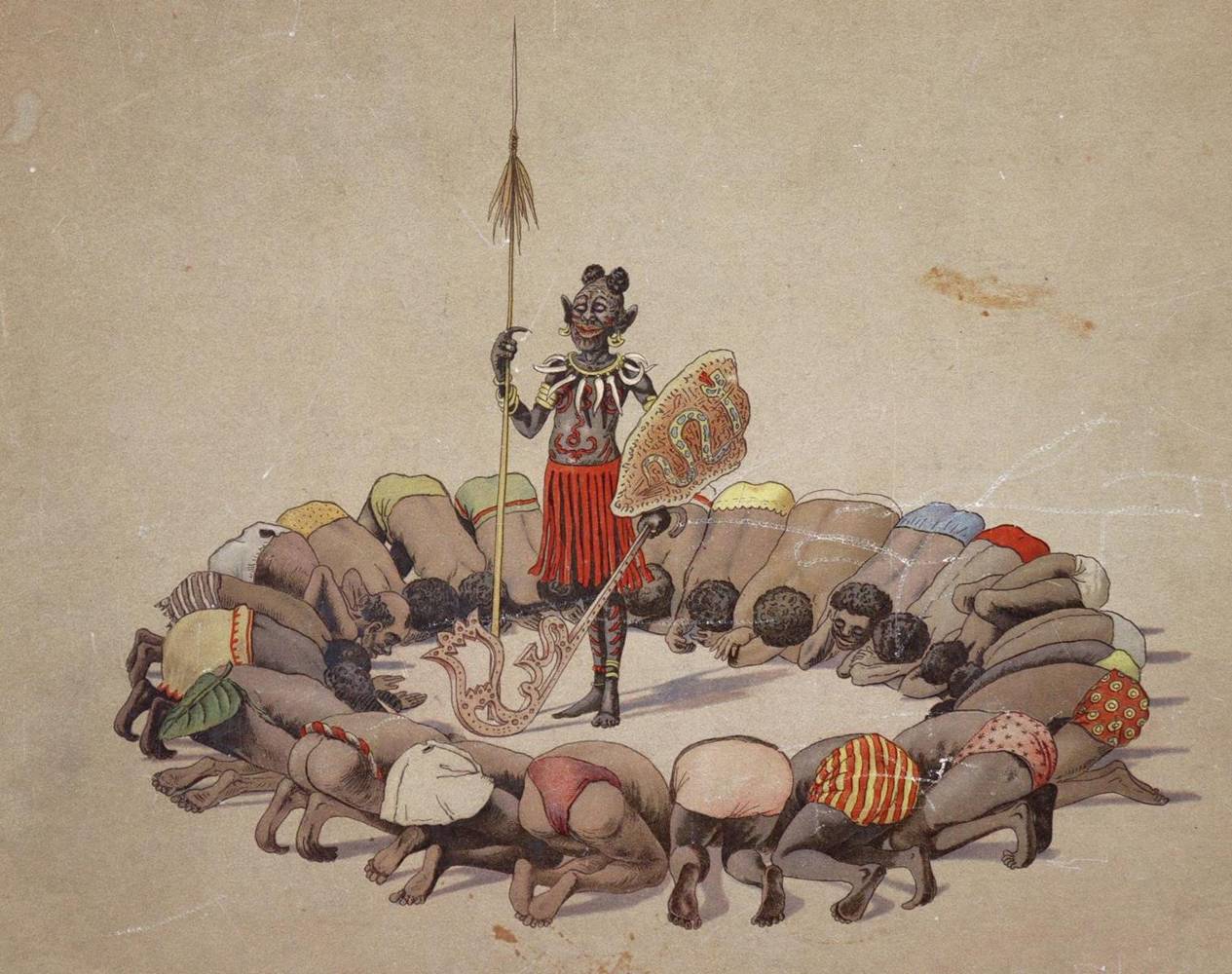 Große Abbildung Nr.7: 138-2110 Volkmann,H.v.: (Afrika)