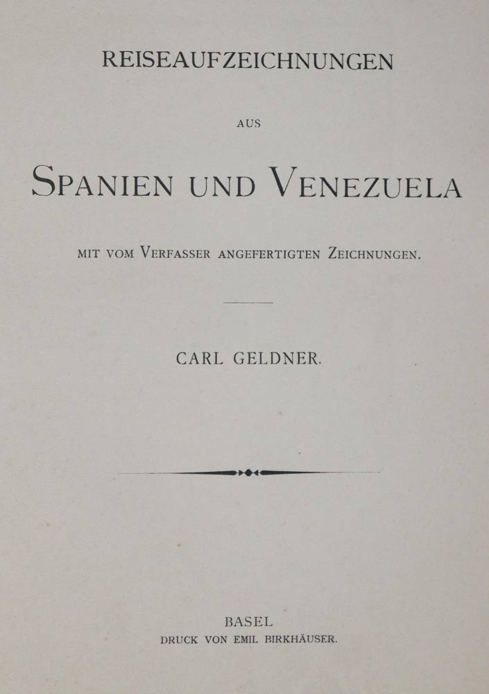 Große Abbildung Nr.1: 138-2120 Geldner,C.: (Amerika)