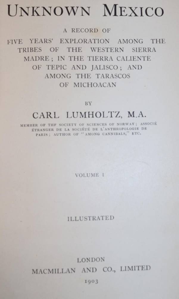 Große Abbildung Nr.3: 138-2126 Lumholtz,C.: (Amerika)