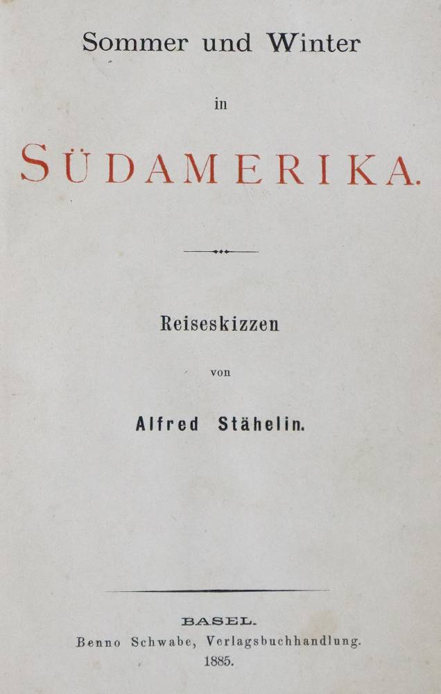 Große Abbildung Nr.1: 138-2138 Stähelin,A.: (Amerika)