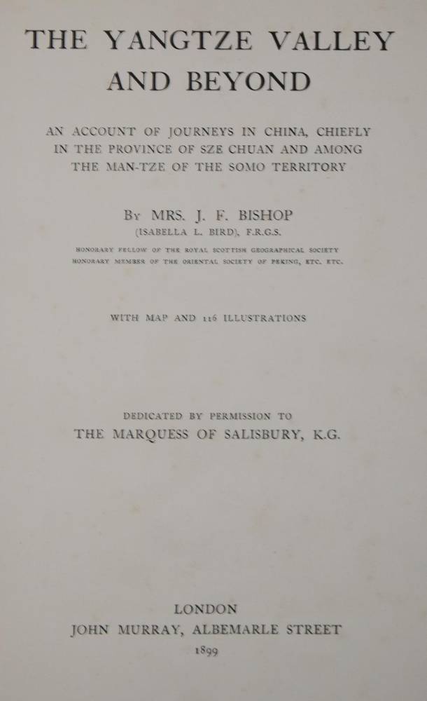 Große Abbildung Nr.1: 138-2157 Bishop,J.F. (d.i. I.L.Bird).: (Asien, China)