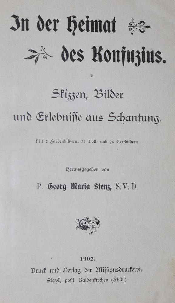 Große Abbildung Nr.1: 138-2167 Stenz,G.M.: (Asien, China)