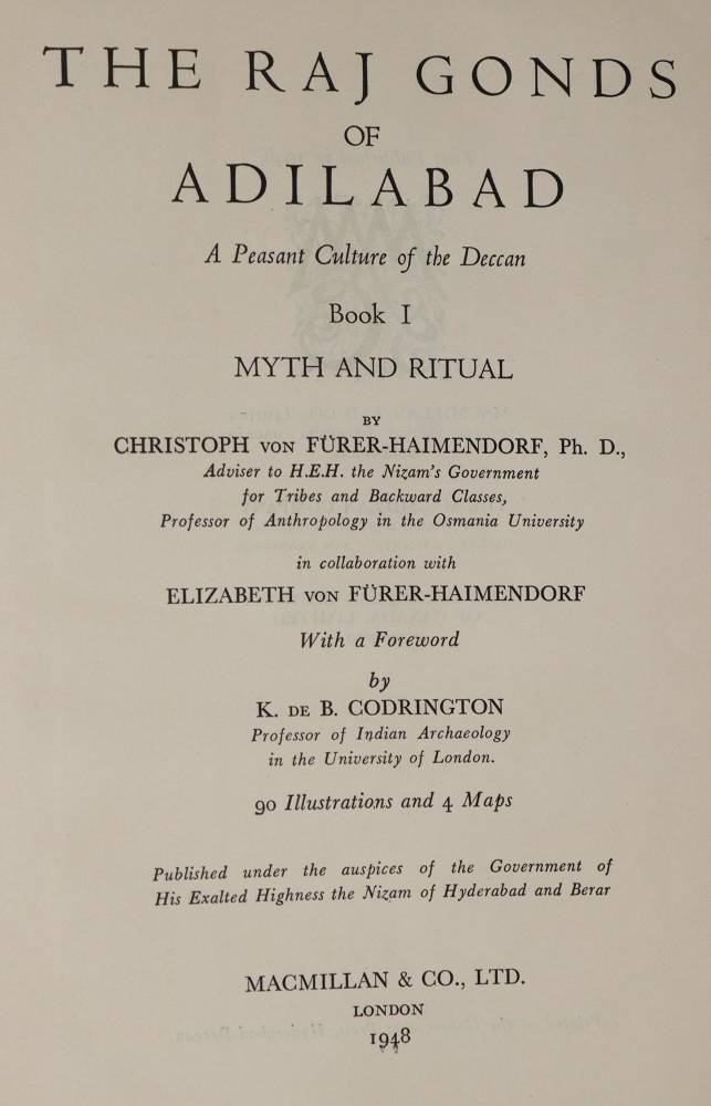 Große Abbildung Nr.6: 138-2178 Fürer-Haimendorf,C.v.: (Asien, Indien)