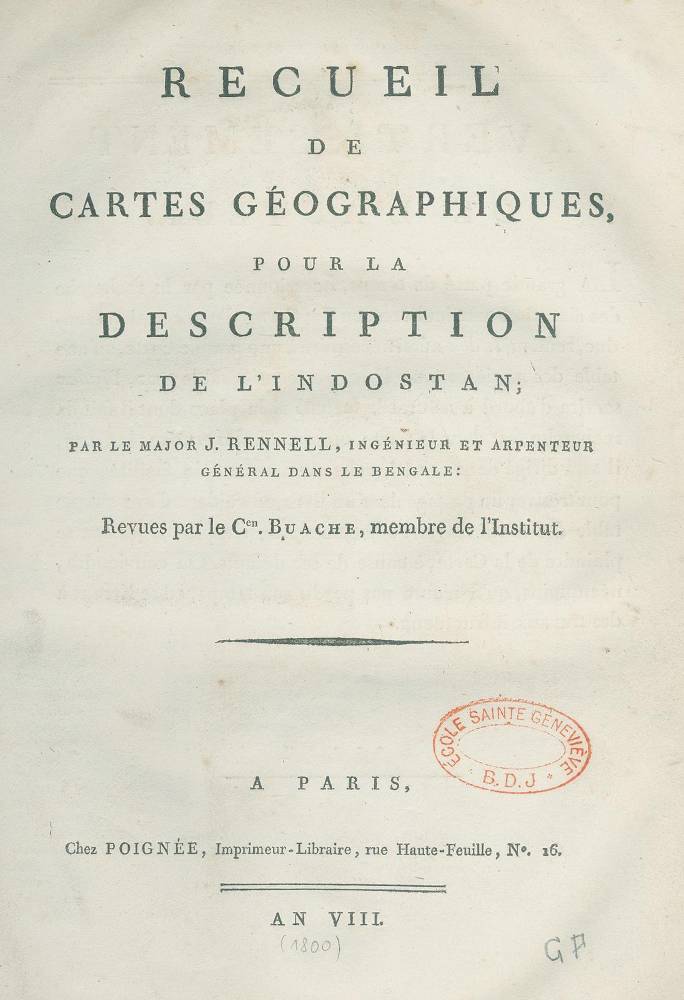 Große Abbildung Nr.1: 138-2184 Rennell,J.: (Asien, Indien)