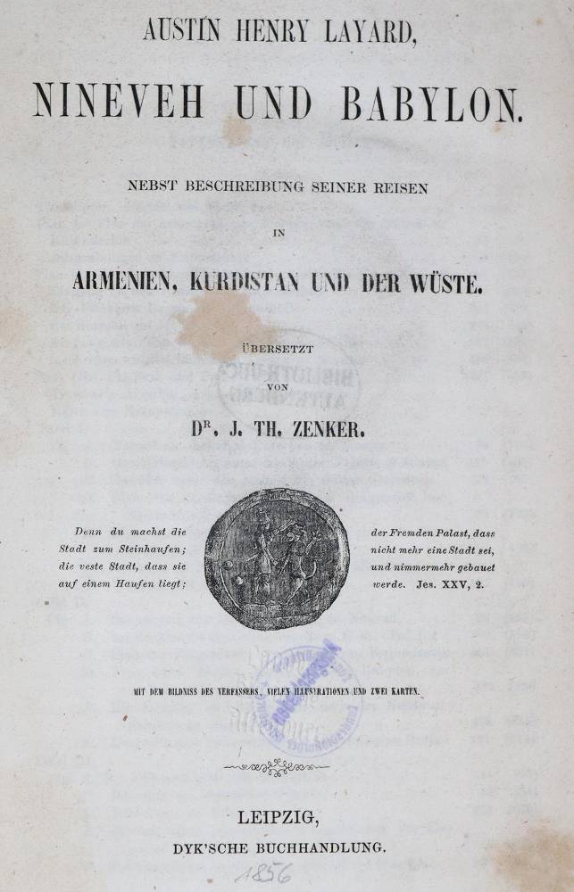 Große Abbildung Nr.1: 138-2195 Layard,A.H.: (Asien)