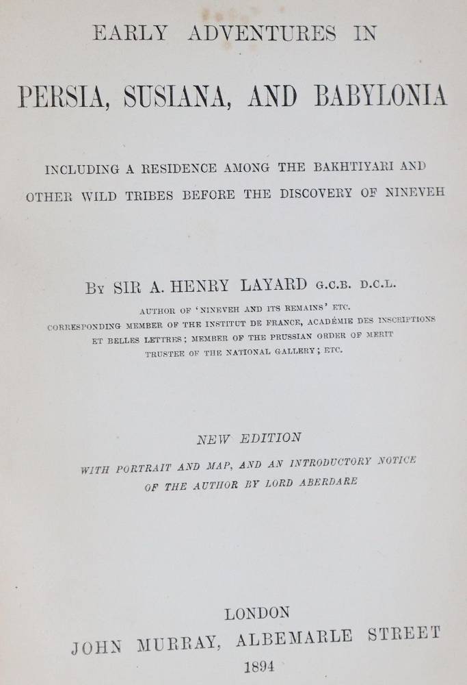 Große Abbildung Nr.5: 138-2195 Layard,A.H.: (Asien)