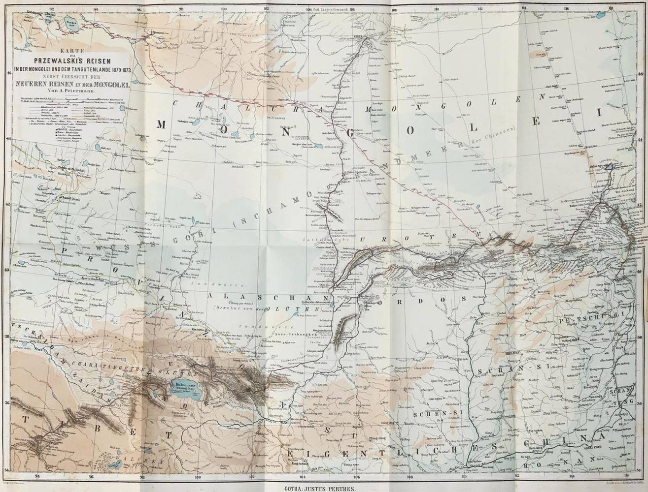Große Abbildung Nr.1: 138-2197 Prschewalski,N.v.: (Asien, Mongolei)