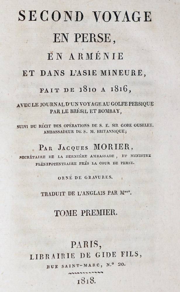 Große Abbildung Nr.8: 138-2198 Morier,J.: (Asien, Persien)