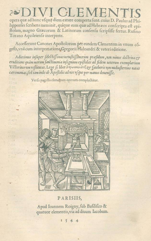 Große Abbildung Nr.2: 138-220 Justinus Martyr.: (Alte Drucke, Handschriften und Theologie)