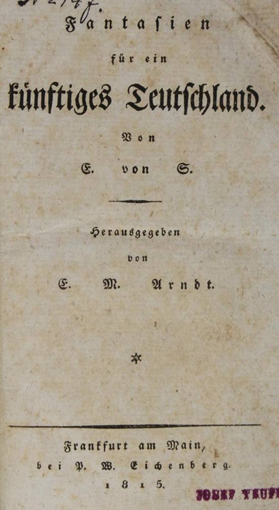Große Abbildung Nr.1: 138-2219 Arndt,E.M.: (Deutschland)